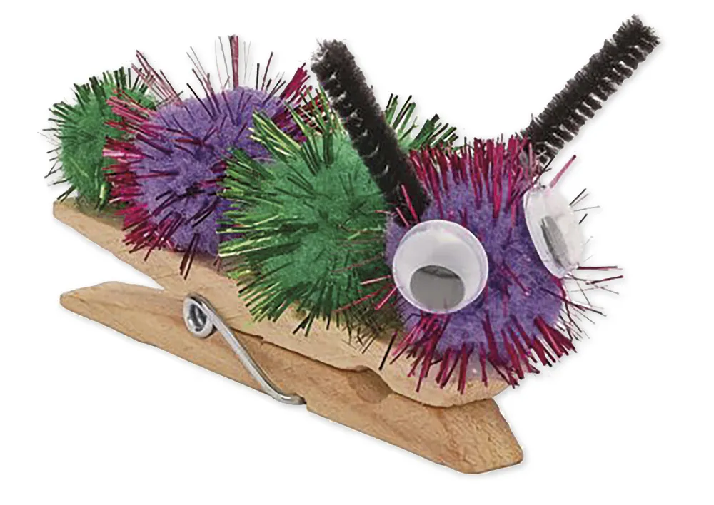 Glitzer-Pompons, 300-tlg.