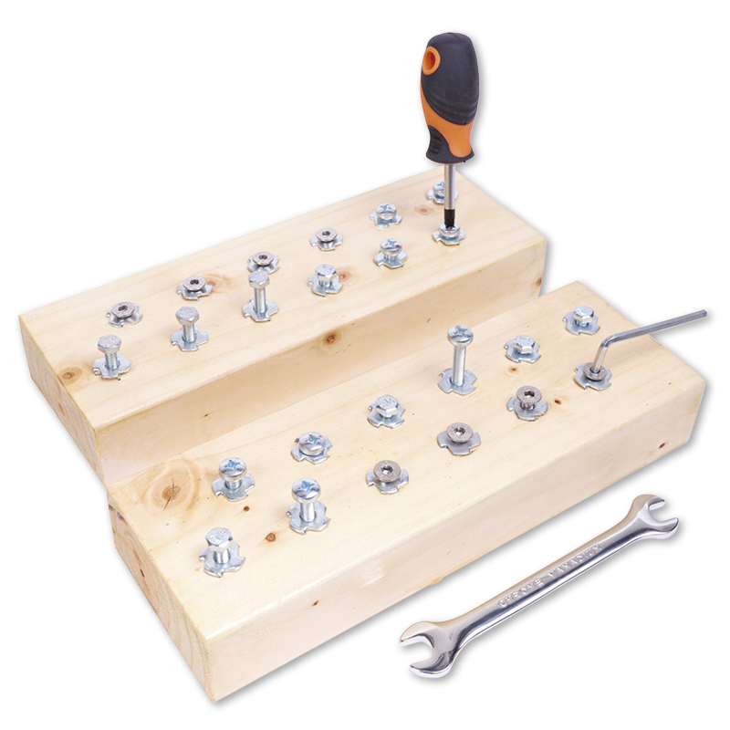 TimeTEX Schraubblock-Set "Was passt?", 32-tlg.