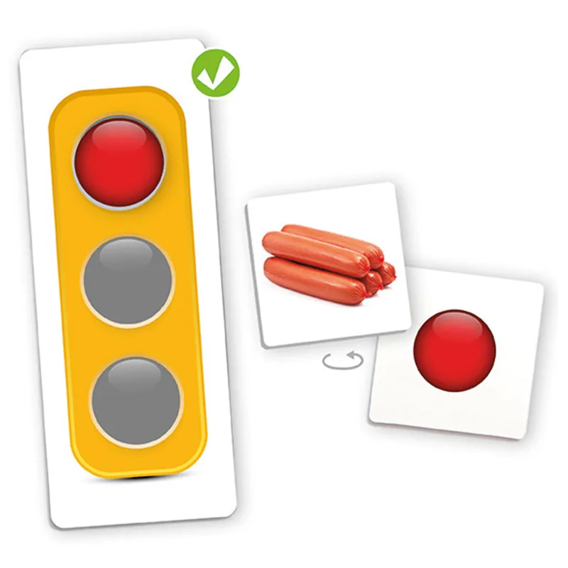 Lernspiel "Gesund essen: Die Ernährungsampel", 60-tlg.