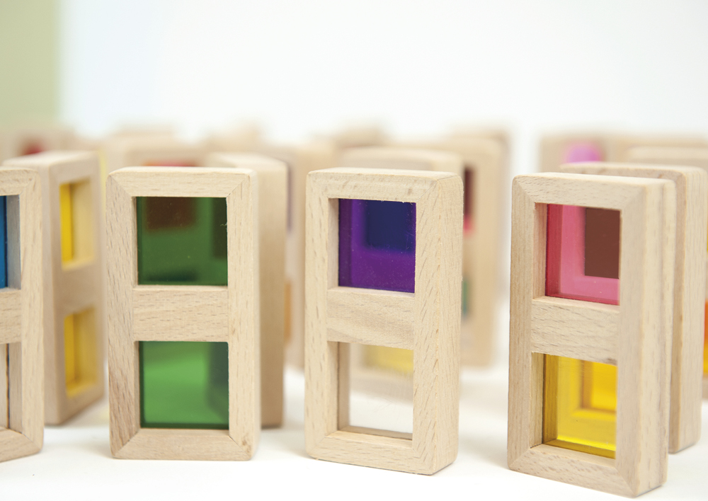 Farb-Domino "Regenbogen", 29-tlg. Farb-Domino "Regenbogen", 29-tlg.