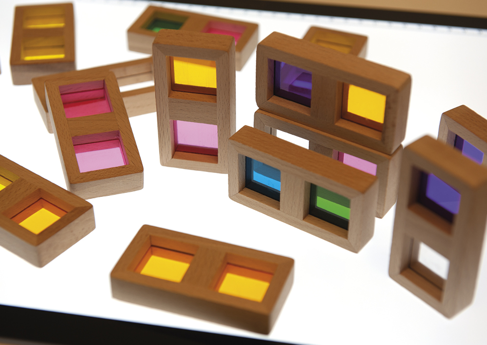 Farb-Domino "Regenbogen", 29-tlg. Farb-Domino "Regenbogen", 29-tlg.