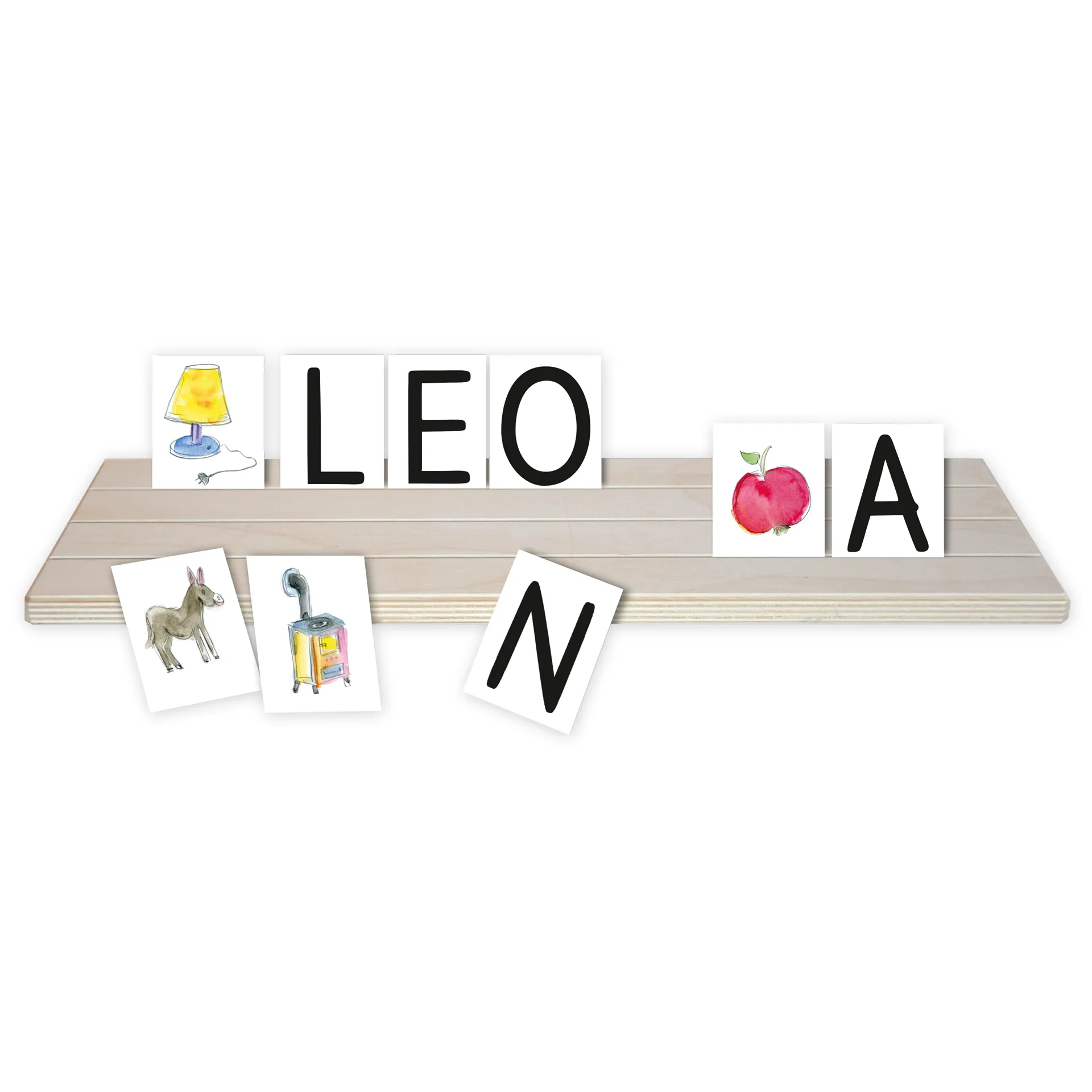 Buchstaben lernen mit der Erzählschiene