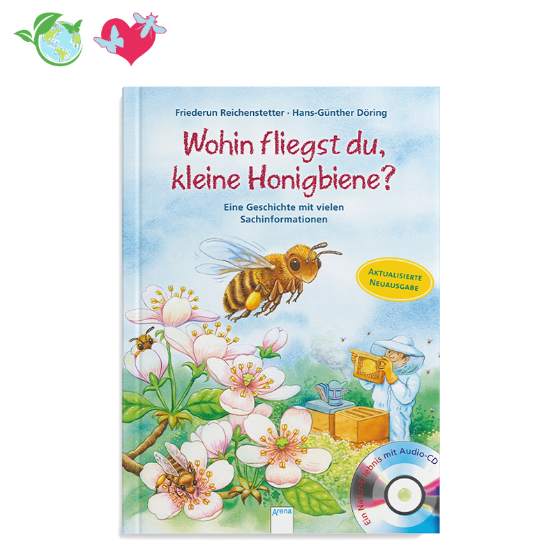 Buch "Wohin fliegst du, kleine Honigbiene?", 32 Seiten