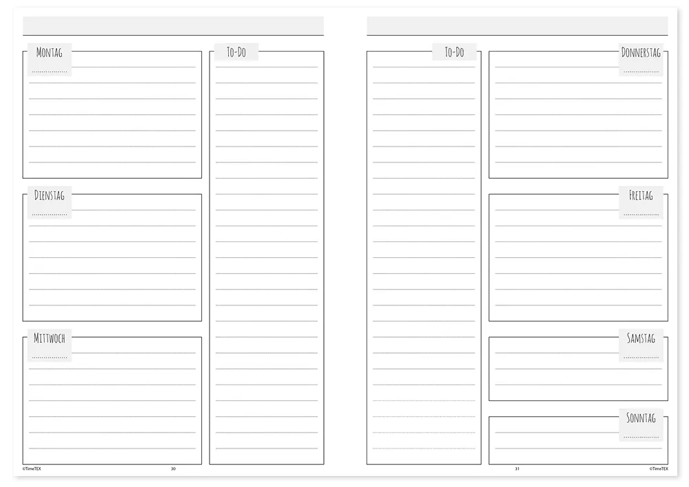TimeTEX Semester-Planer A5