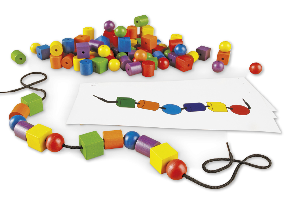 TimeTEX Perlen-Fädelspiel, 130-tlg.