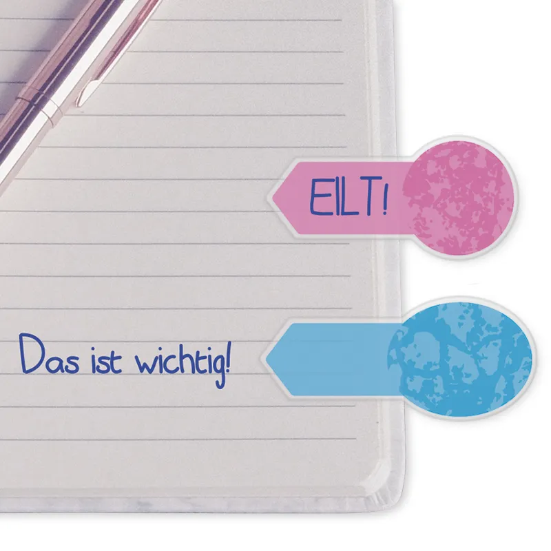 TimeTEX Lesezeichen 16-tlg., selbstklebend