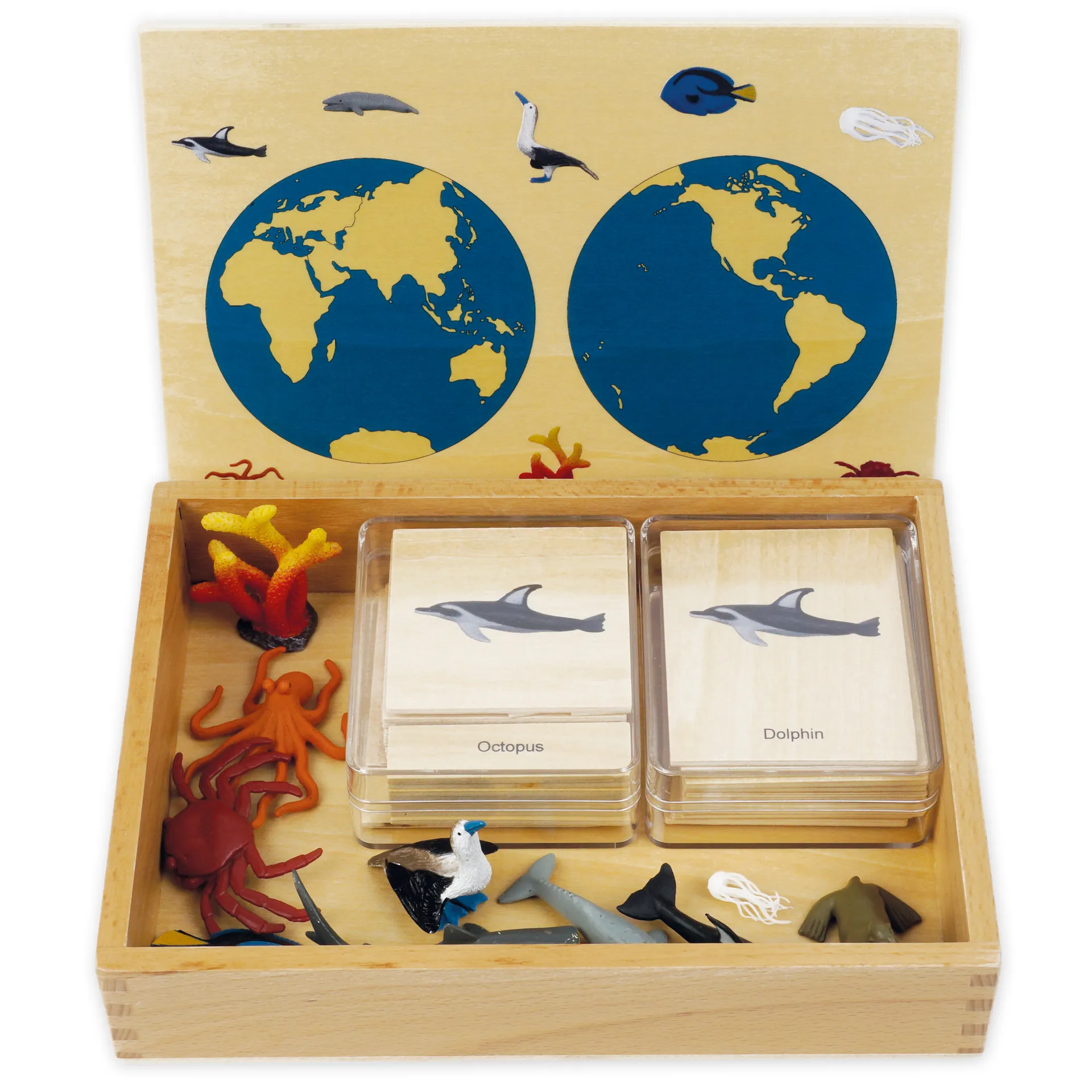 TimeTEX Mini-Meerestiere-Set "Montessori Premium"