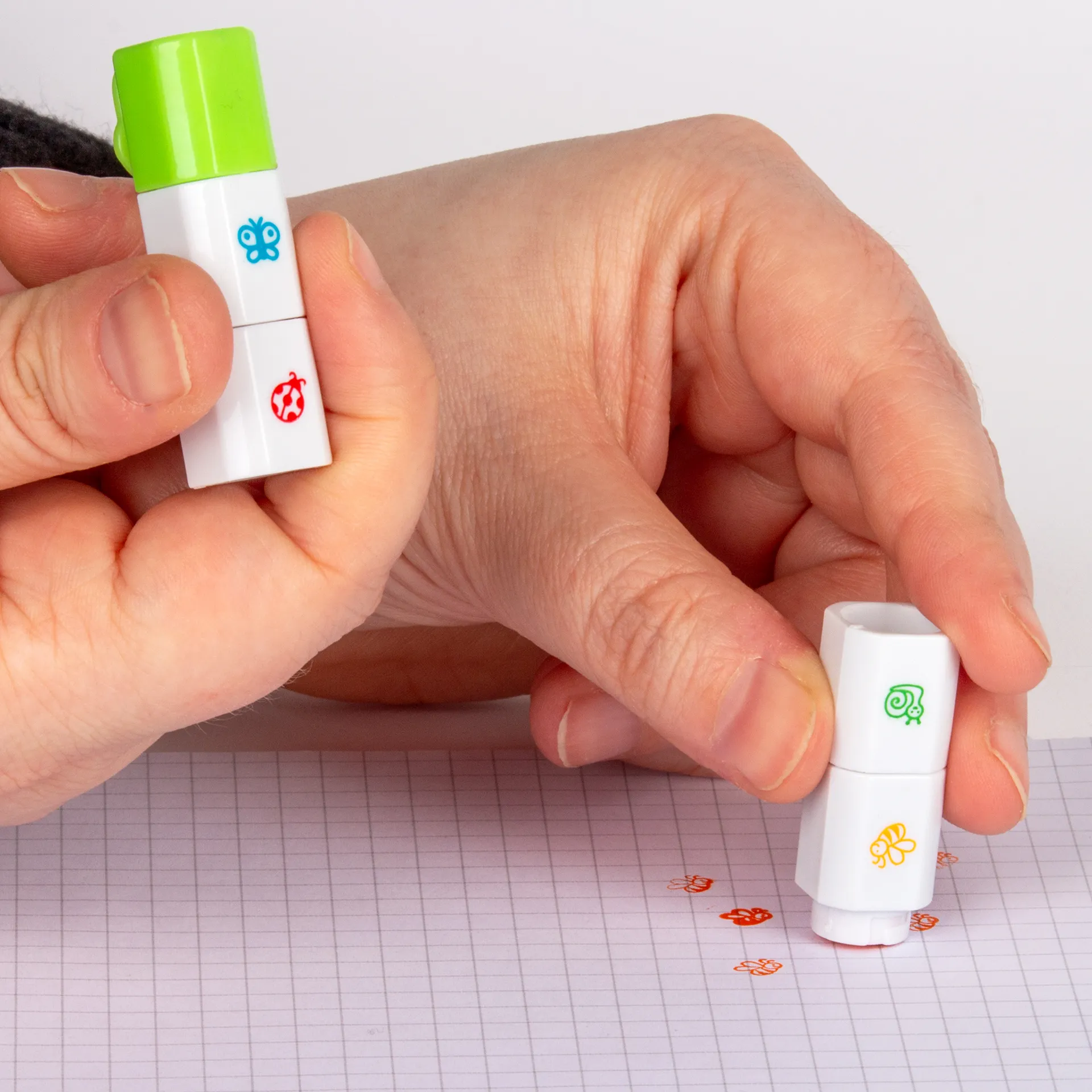 Stempelturm "Schmetterling, Marienkäfer & Co", 4 Motive