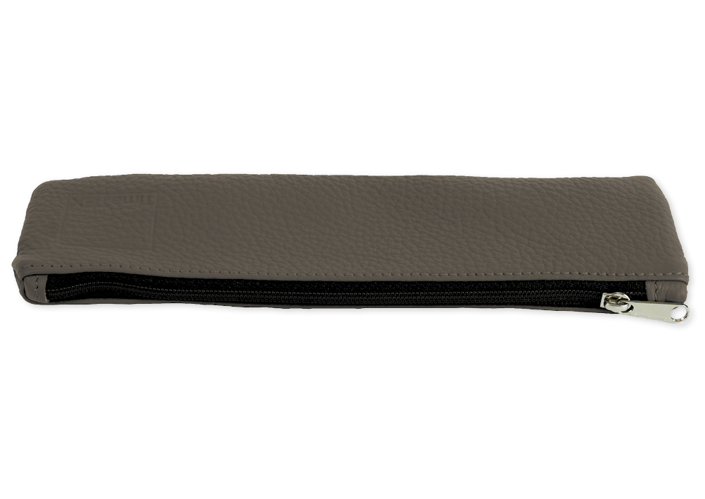 TimeTEX Aufspann-Stiftmäppchen aus Leder, für A5 und A4