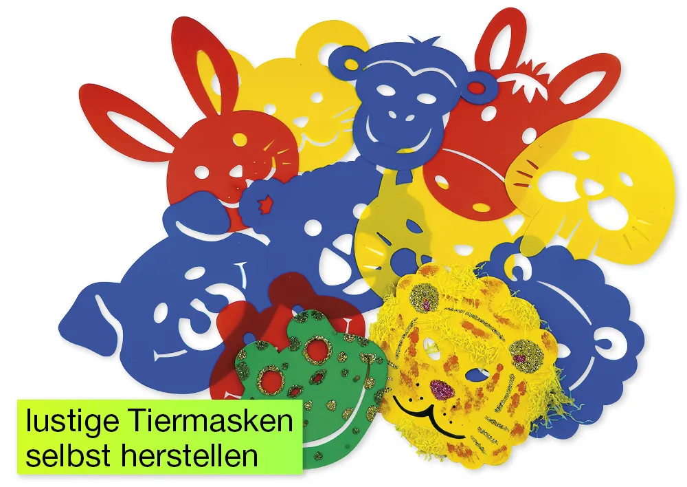 Masken-Schablonen, 10-tlg.