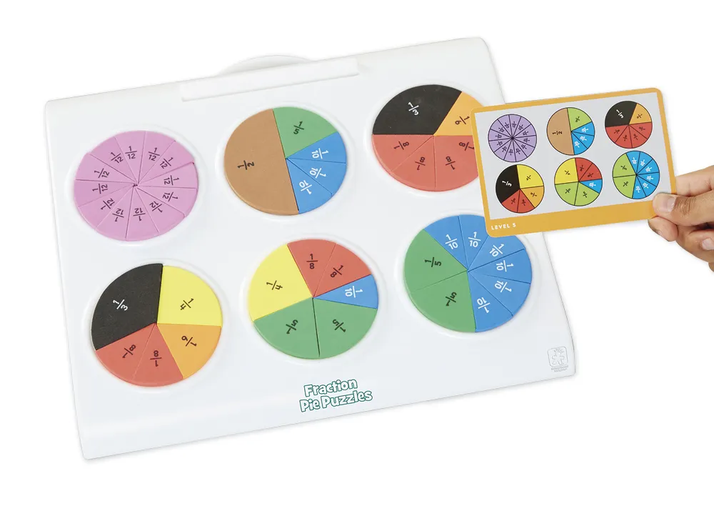 Lernspiel "Bruchrechnen-Puzzle", 116-tlg.