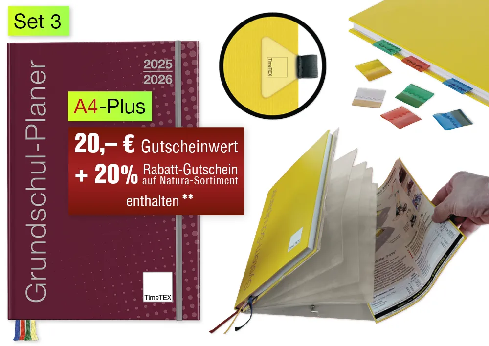 Grundschul-Planer-Set 2025/2026 A4-Plus