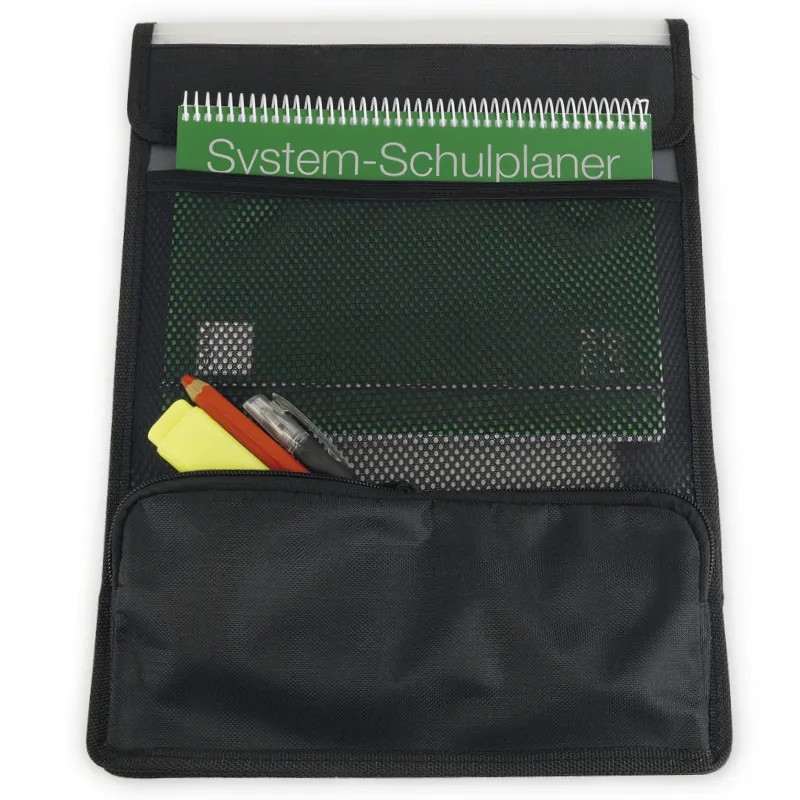 Fickinsats A4 med nät och pennfodral