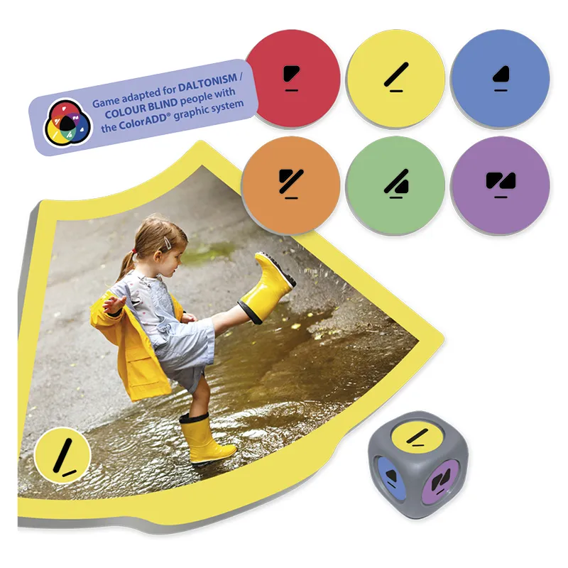 Lernspiel "Primär- und Sekundärfarben", 44-tlg.