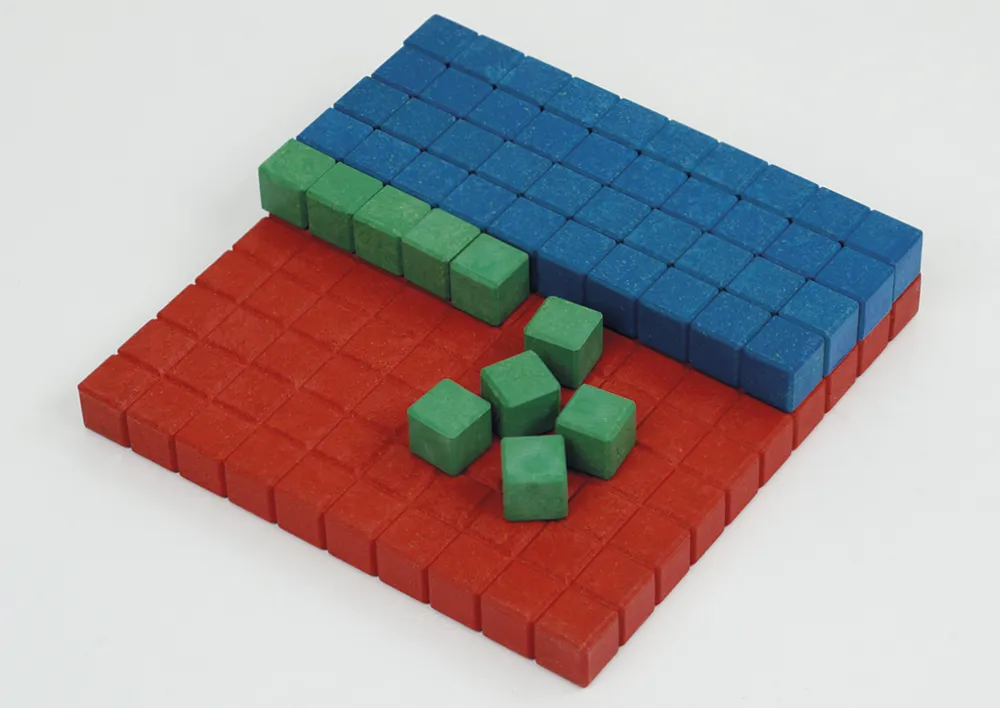 Dienes Grundsortiment Montessori, 121-tlg., RE-Wood "Montessori Premium"