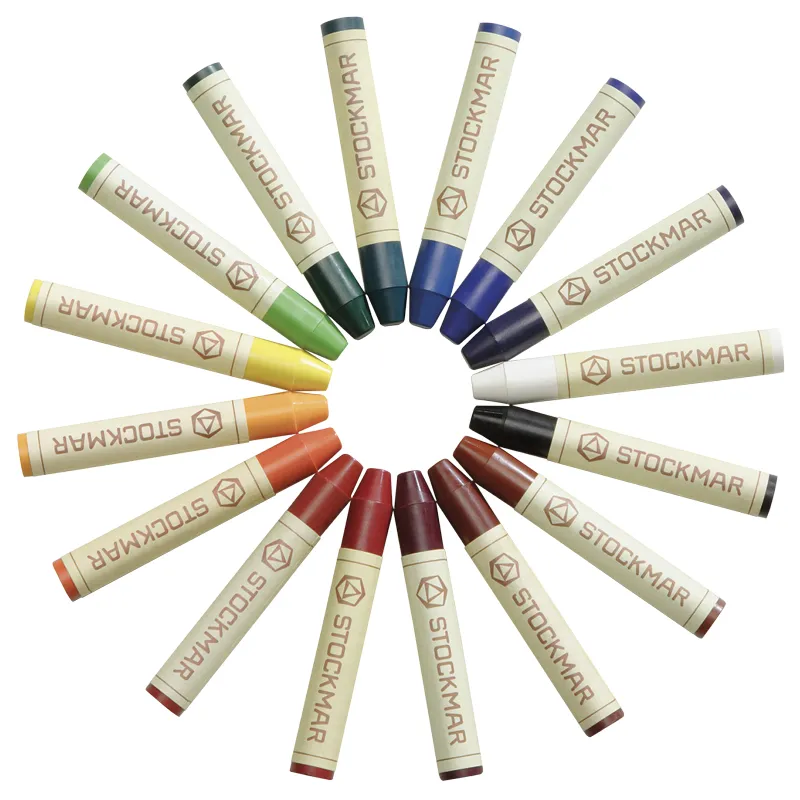 Stockmar-Wachsmalstifte, 16 Farben im Metalletui