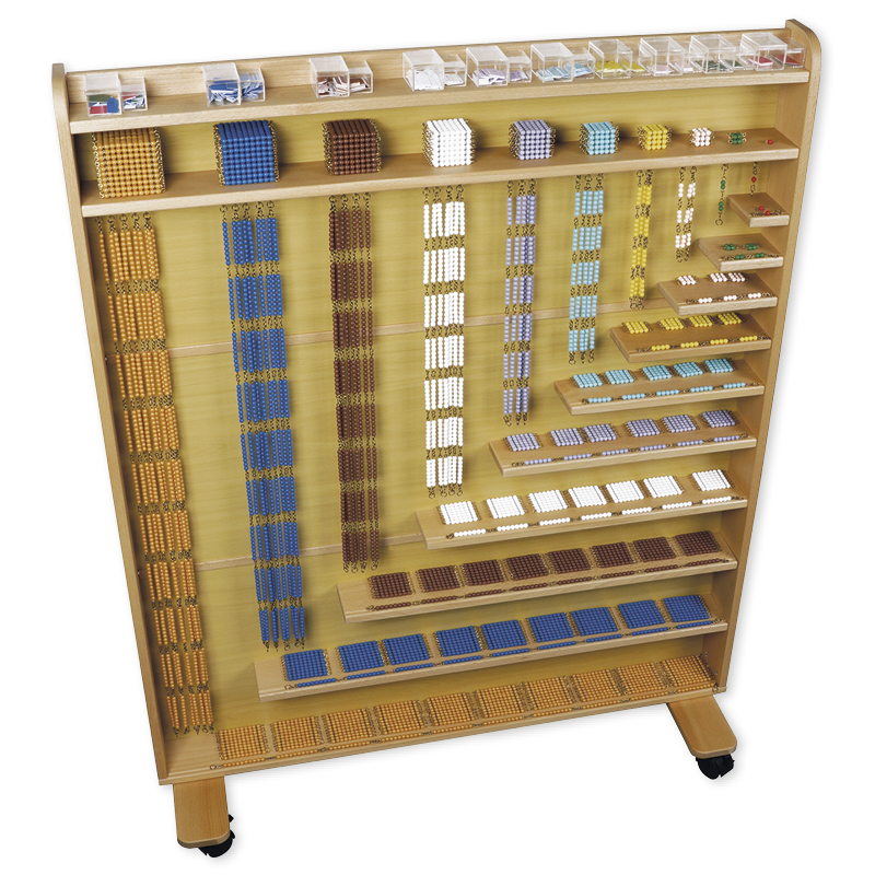 TimeTEX Wandregal für das Perlenmaterial "Montessori Premium"