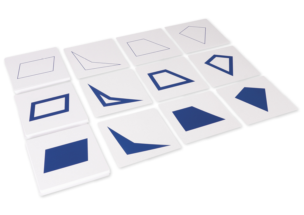 TimeTEX geometriska kort "Montessori Premium"