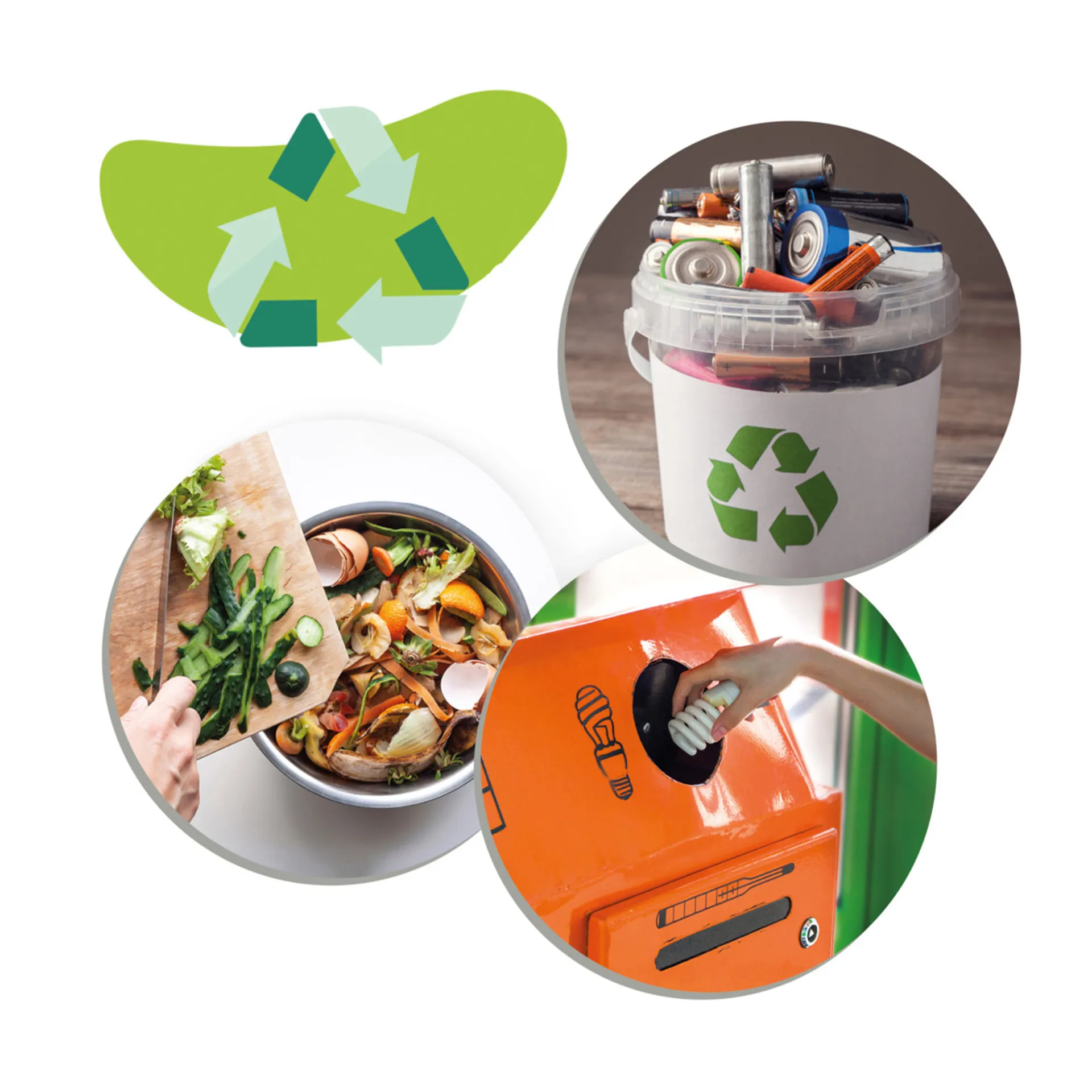 Lernspiel "Recycling und Müll", 46-tlg.