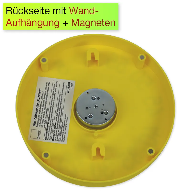 Tafel-Zeitdauer-Uhr "XL-Ziffern", magnetisch