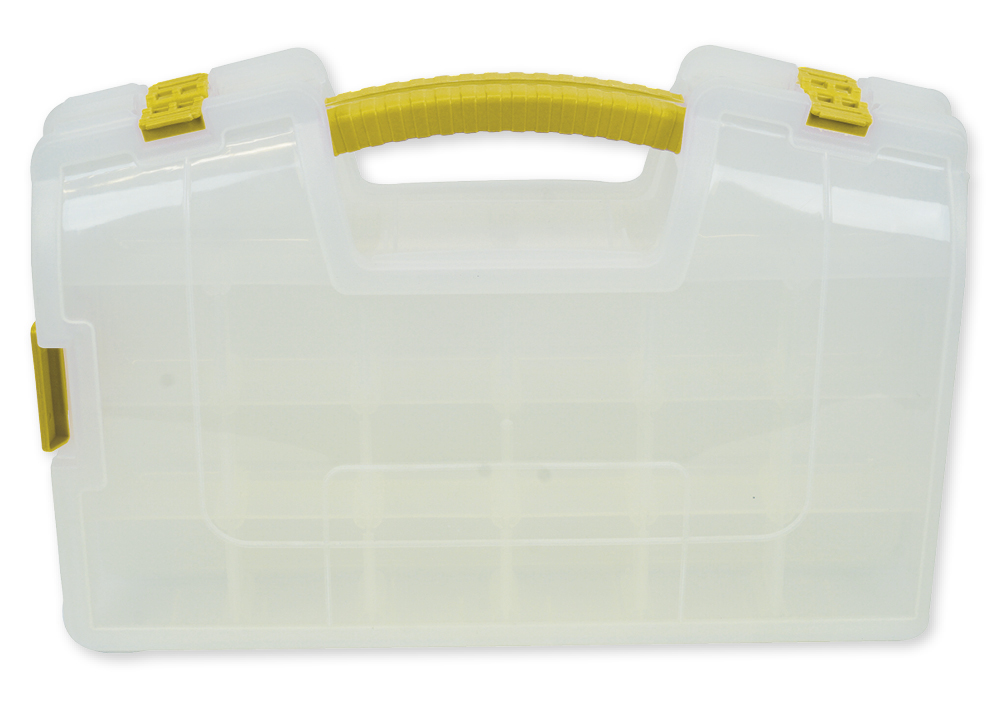 Hagemann Sortiments-Koffer mit 34 Vario-Fächern, zweiseitig