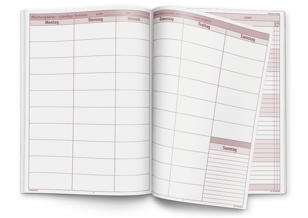 TimeTEX Gruppen-Tagebuch A4