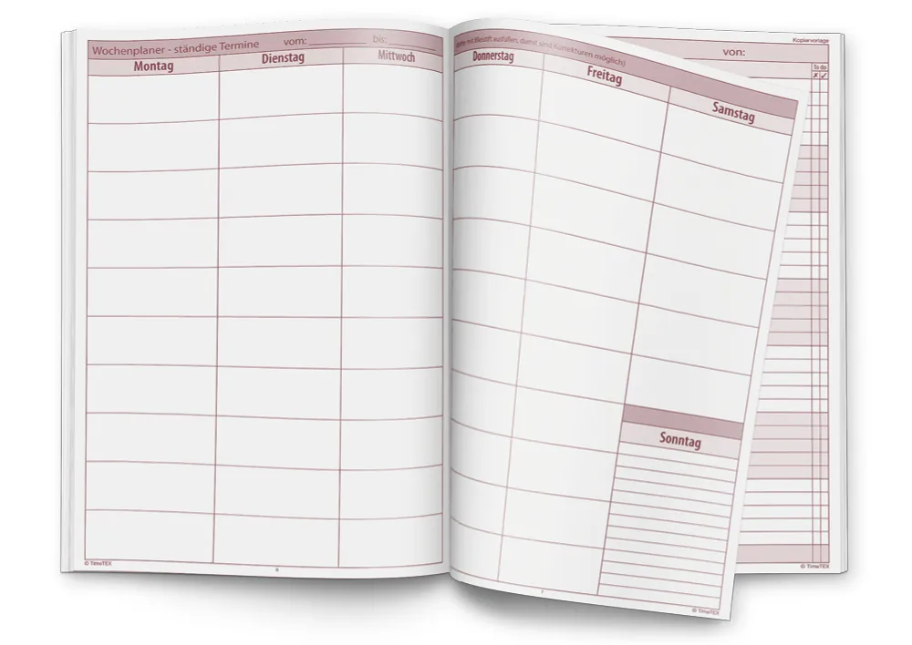 TimeTEX Grupp dagbok A4