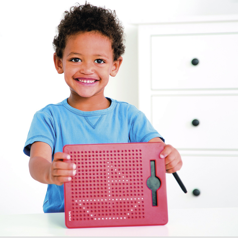 beleduc Schreib- und Zeichentafel S, magnetisch, mit Stift, 21,5x17,5 cm