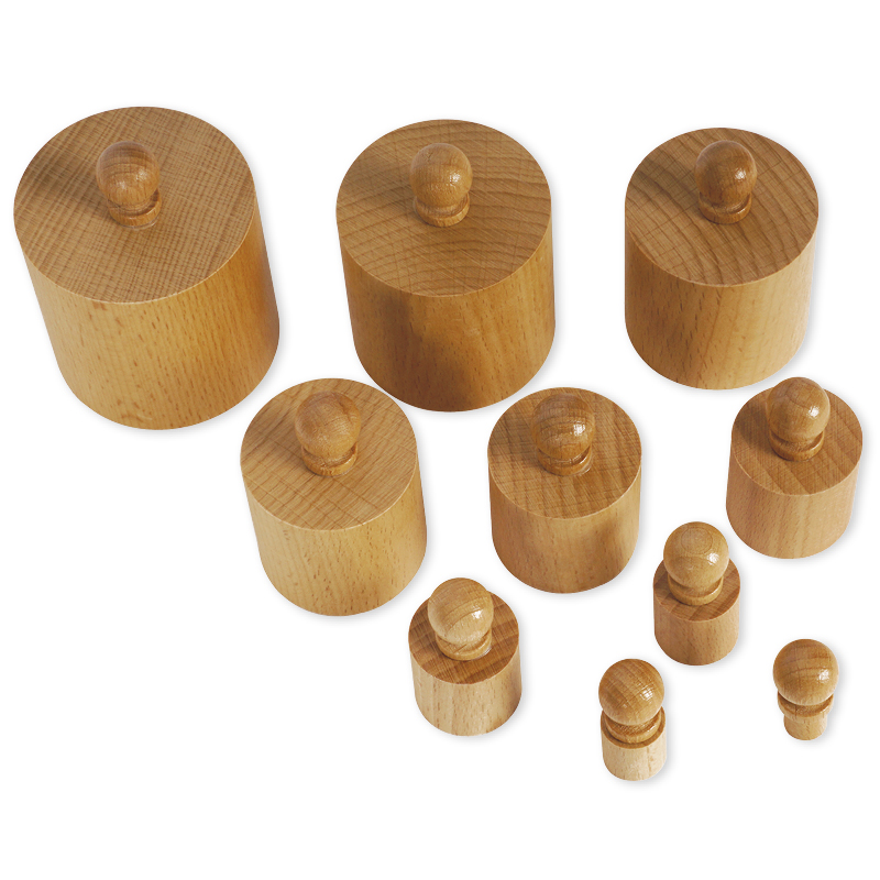 TimeTEX block med cylindrar 1 "Montessori Premium"