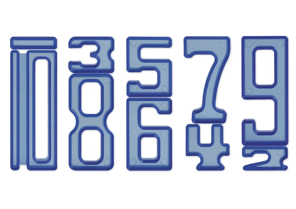 TimeTEX Getallen-bouwstenen "getal op getal", 35-delige set