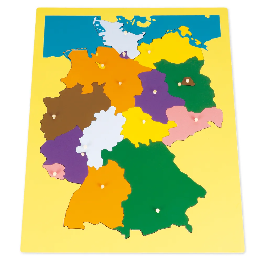 TimeTEX Puzzlekarte Deutschland "Montessori Premium"