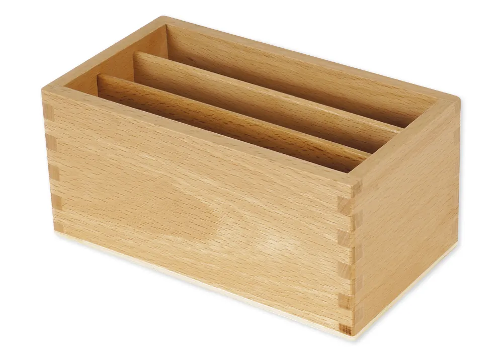 TimeTEX kistje voor geometrische kaartenset "Montessori Premium"