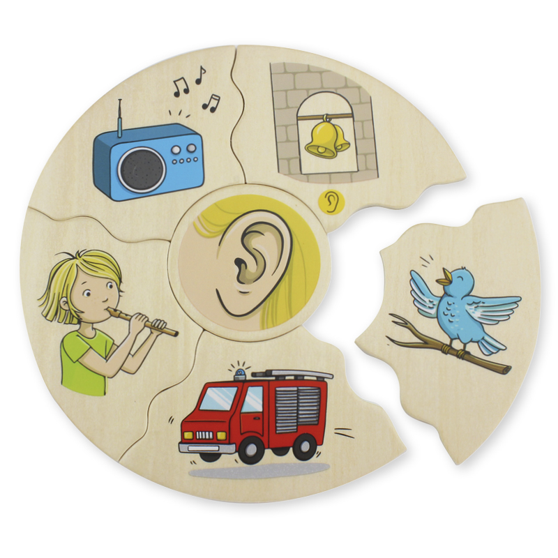Puzzle Humanico "5 Sinne", 30-tlg.