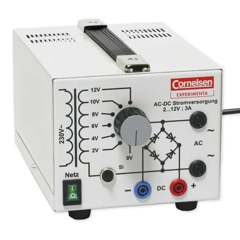 Cornelsen Stromversorgungsgerät, 2 bis 12 V / 3 A