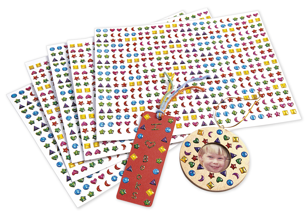 Schmucksteinchen-Aufkleber, ca. 2.150 Stück