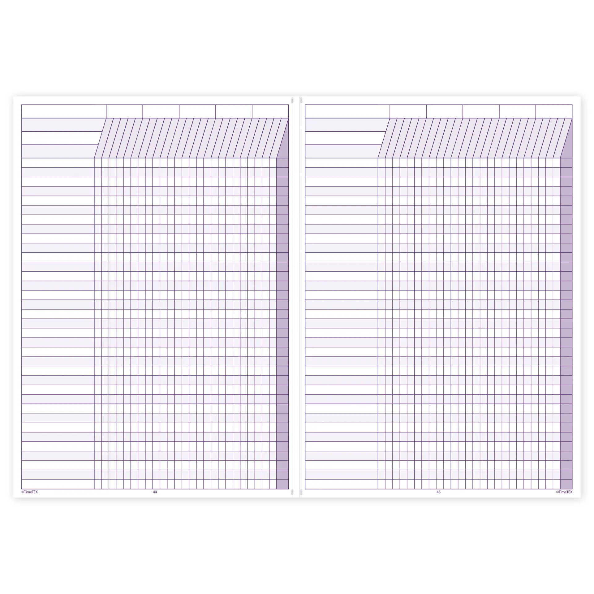 TimeTEX Heft Universal-Listen A4, 64 Seiten