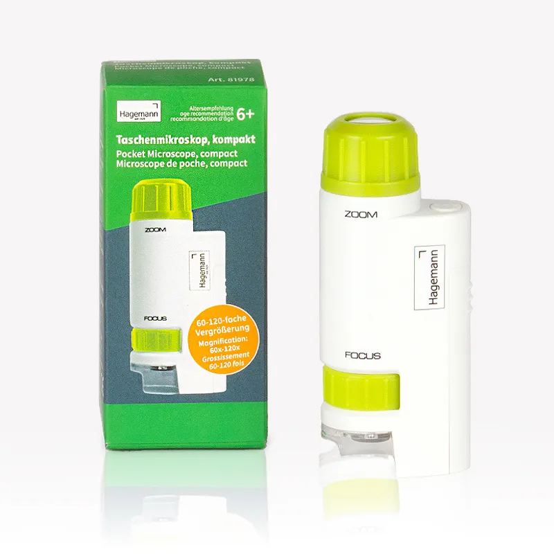 Taschen-Mikroskop kompakt, 60- bis 120-fach