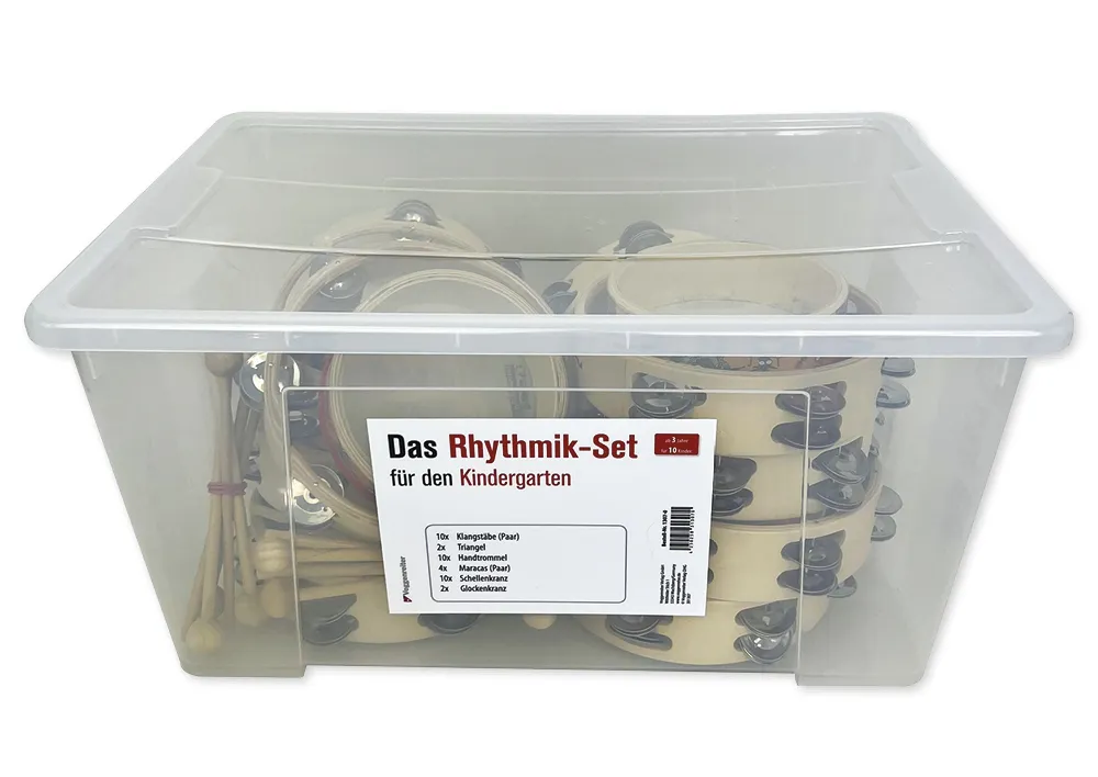 Rhythmik-Set für den Kindergarten, 64-tlg.
