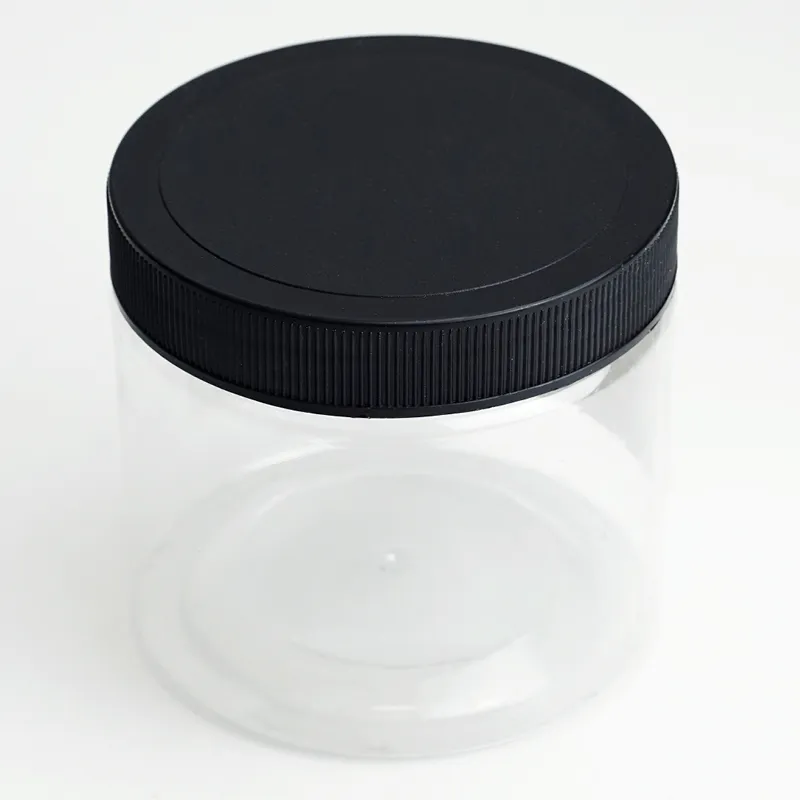 Aufbewahrungsdose mit Drehdeckel schwarz, transparent