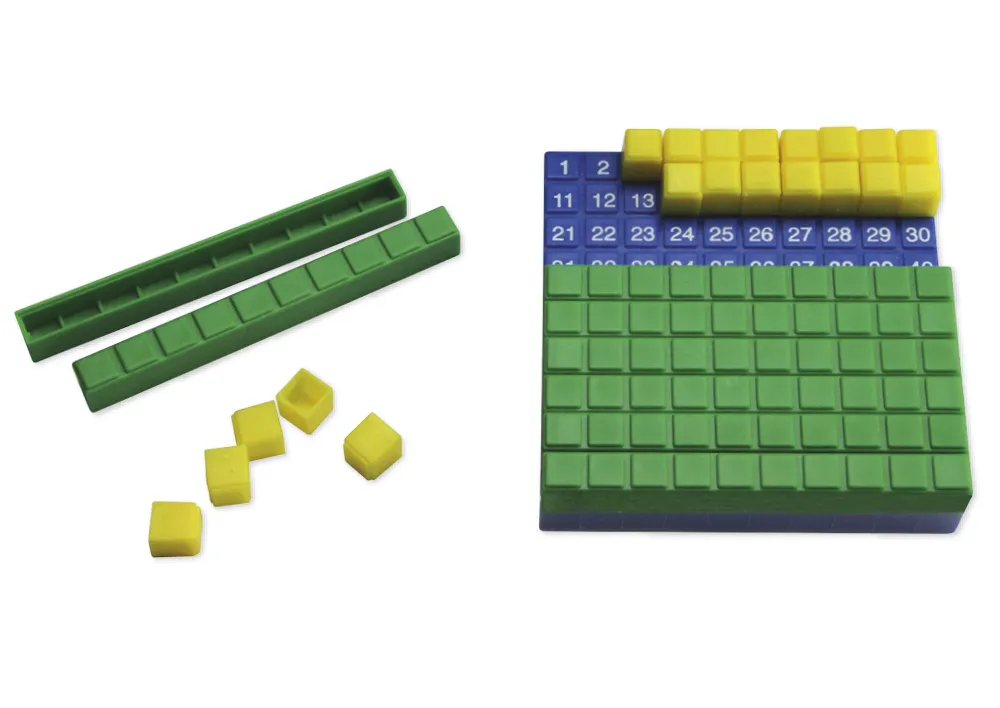 Klassensatz Hunderter-Steckplatte, 8-tlg., in Box