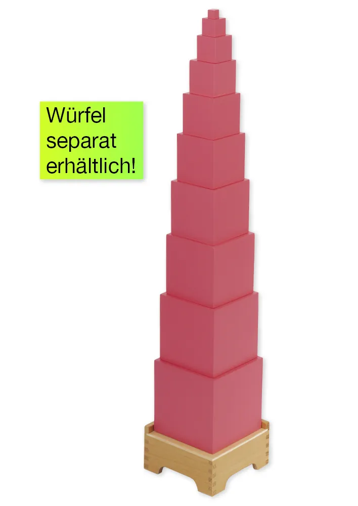 TimeTEX Ständer für Rosa Turm "Montessori Premium"