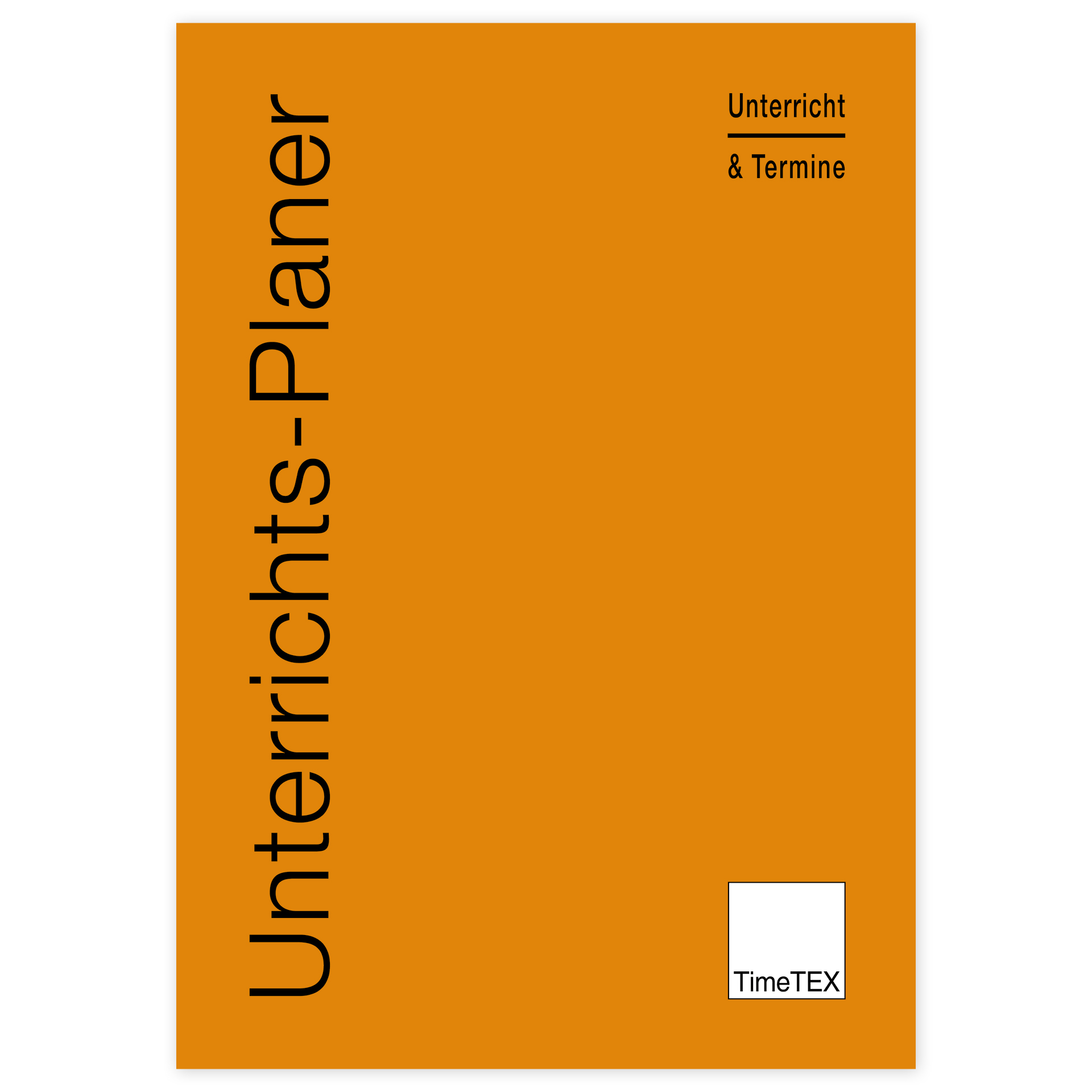 TimeTEX Unterrichtsplaner - Lehrerplaner - Lehrerkalender Universal, A4