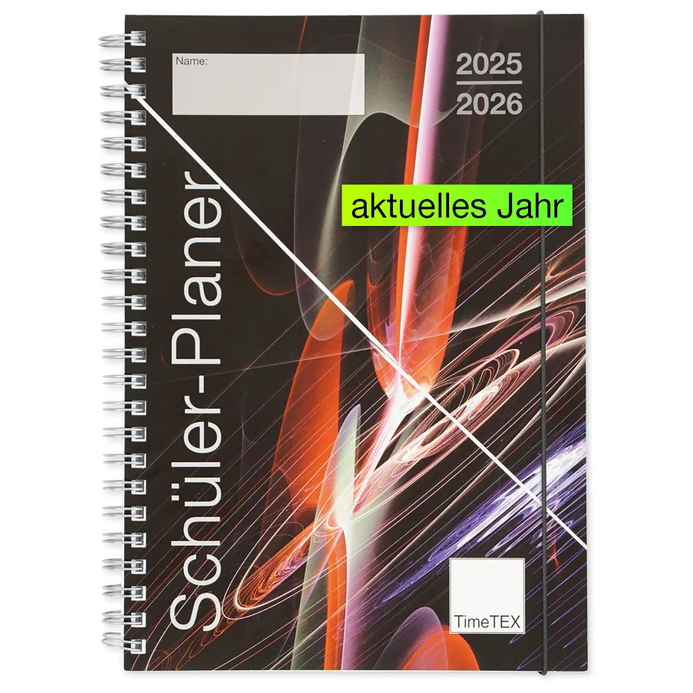TimeTEX Schüler-Planer Sekundarstufe A5, Standard 2025/2026