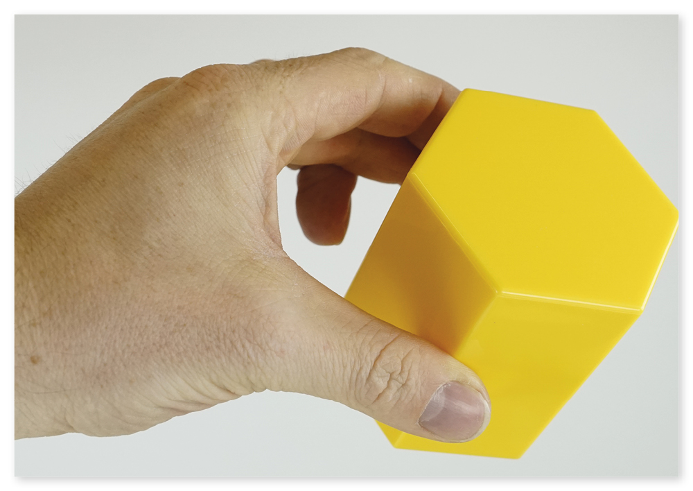 Geometri-figur sæt opaque, 10 dele