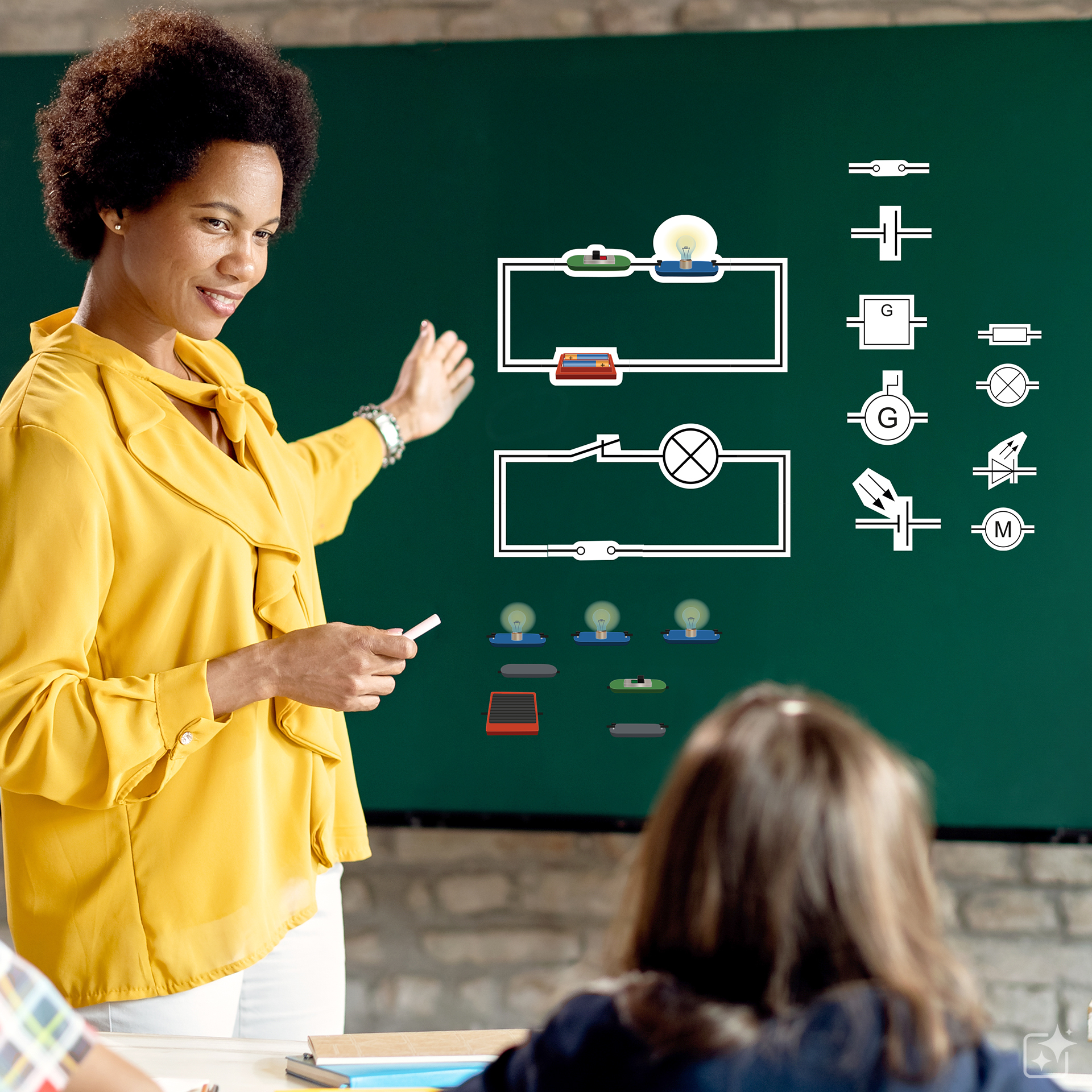 Stromkreis und Schaltungen, magnetisch, 90-tlg.
