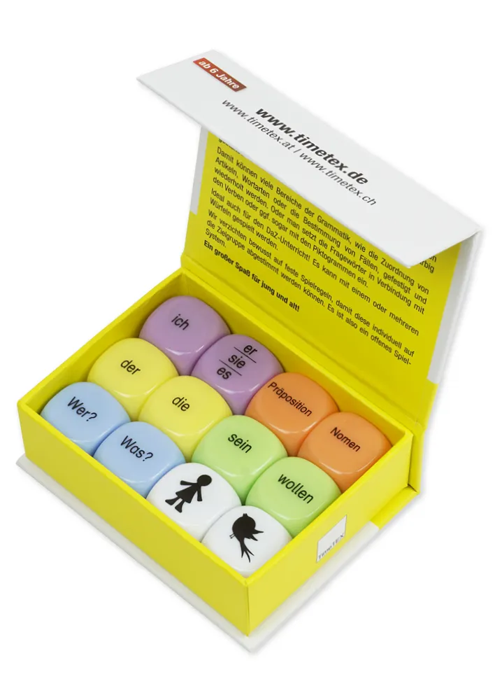 Würfel-Set „Deutsch“ 12-tlg., 20 mm in Box