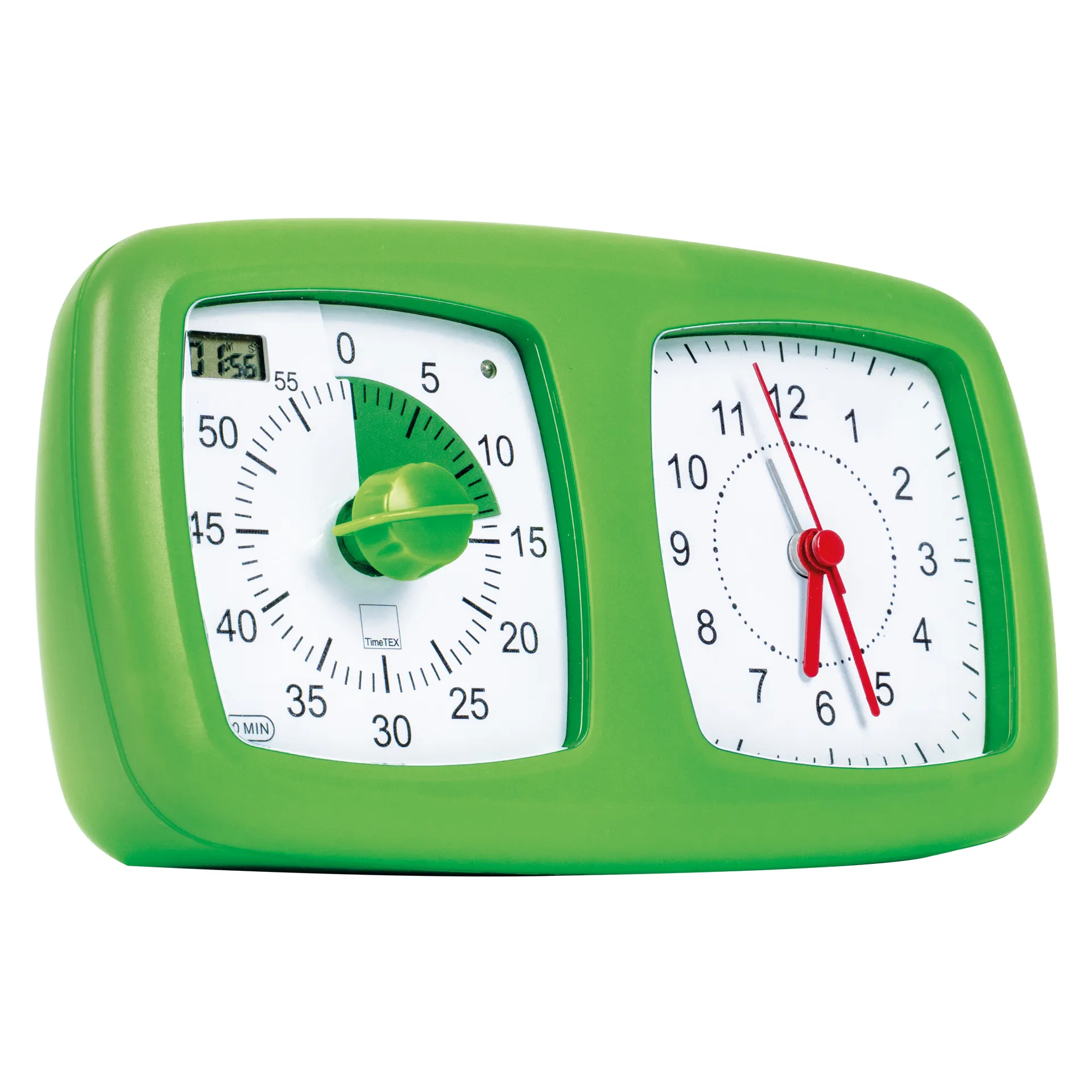 TimeTEX timer "geluidloos" 4-in-1, groen, 18x10 cm