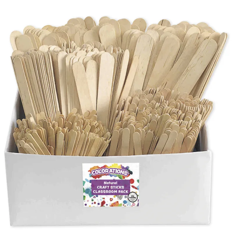 Holzspatel-Großpackung in 4 Größen, 1.200-tlg.