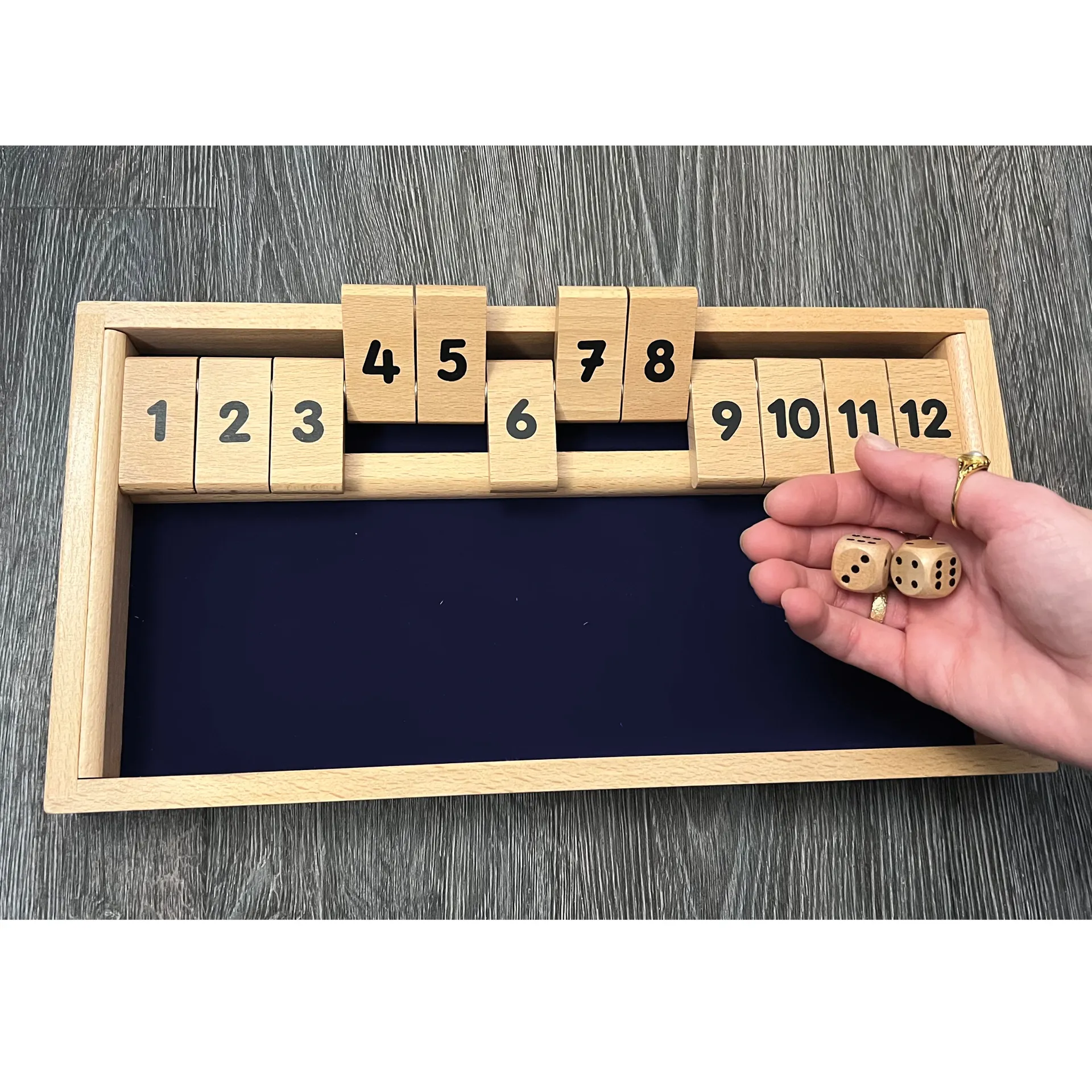 Rechen-Lernspiel "Shut the Box"
