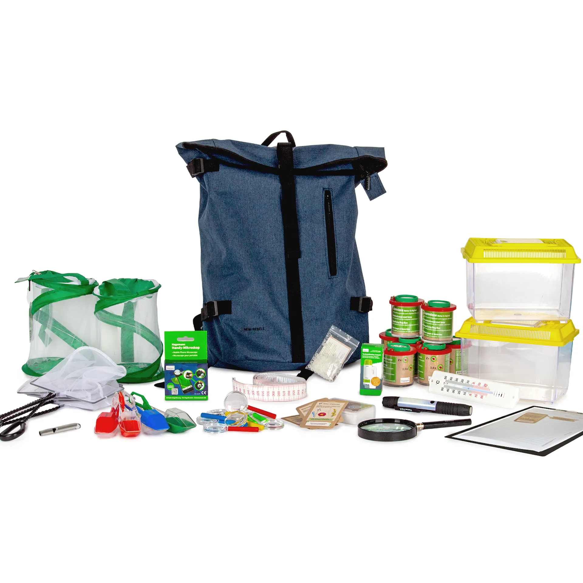 Profi-Forscher-Rucksack „Natur“, Klassensatz, 45-tlg.
